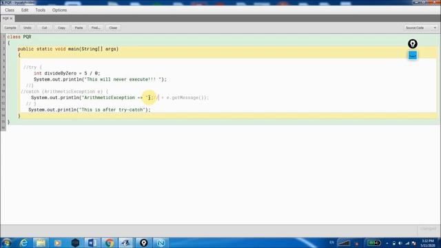 Part II Exception Try-Catch Practical Java in Marathi смотреть онлайн