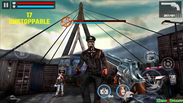 DEAD TARGET: Zombie Offline - WESTERN REVOLVER VS ZOMBIES CHIEF BOSS Shooting Games Android Gamepla смотреть онлайн