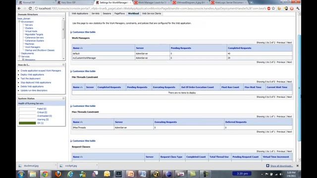 WebLogic Server Work Manager Demo смотреть онлайн