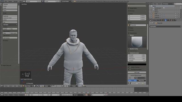 Моделирование игрового персонажа в Blender. Часть 4 смотреть онлайн