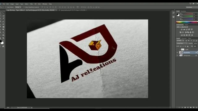 Adobe Photoshop Logo Mockup Tutorial смотреть онлайн