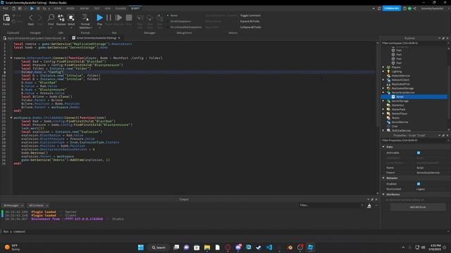 Bomb System Roblox (Open Source) смотреть онлайн