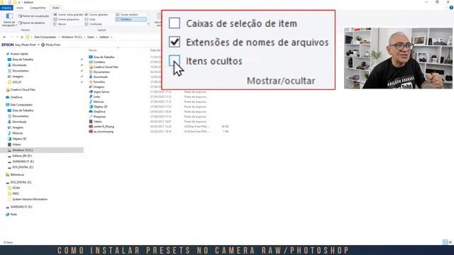 COMO INSTALAR PRESETS NO CAMERA RAW | Aprenda a instalar presets no Photoshop Camera RAW | смотреть онлайн