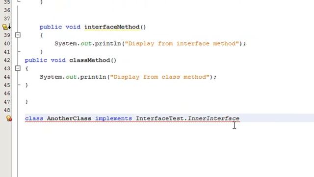 java tutorial for beginners 46 nested interface in java смотреть онлайн