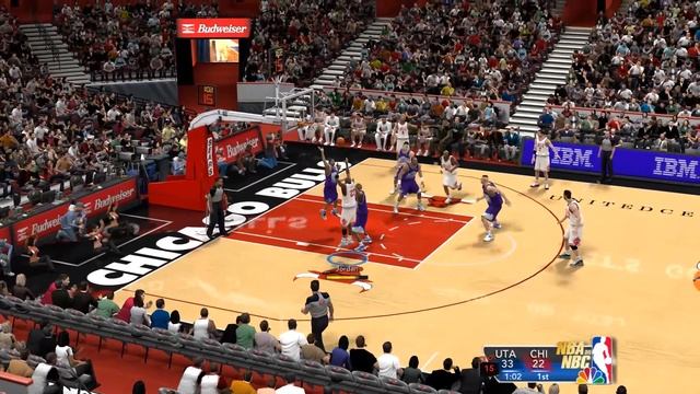 NBA 2K10 - 96-97 Michael Jordan - Random Highlights - PC MOD - HD смотреть онлайн