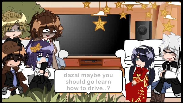 Bsd React To Dazai || W.i.p || Bsd X Gacha