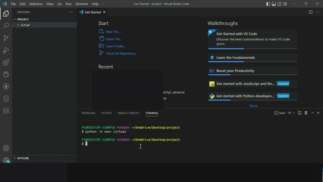 Python project Set up |Create Virtual environment |API Development Series with FastAPI #2 | eSeekho смотреть онлайн