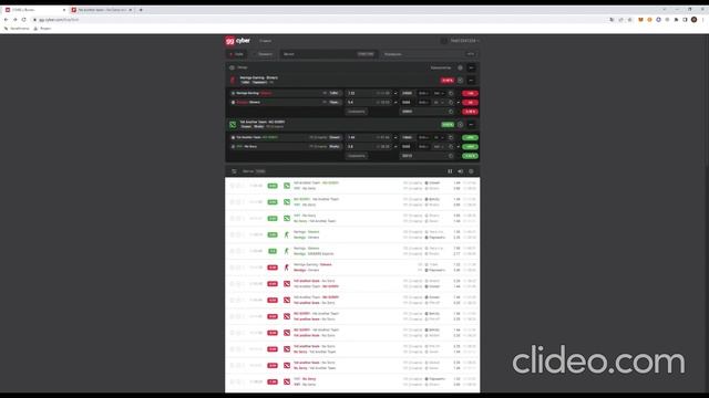 Сканер вилок по киберспорту GG-Cyber | Разбор функционала