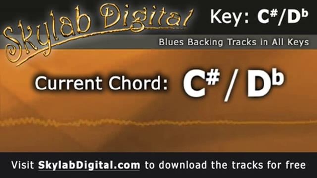 Blues Backing Tracks in any key, KEY OF C# / Db смотреть онлайн