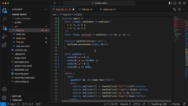 [VOD] Making a snake game in React - Day 2 смотреть онлайн