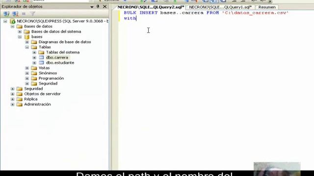 VideoTutorial - importar archivos .CSV a SQL Server смотреть онлайн