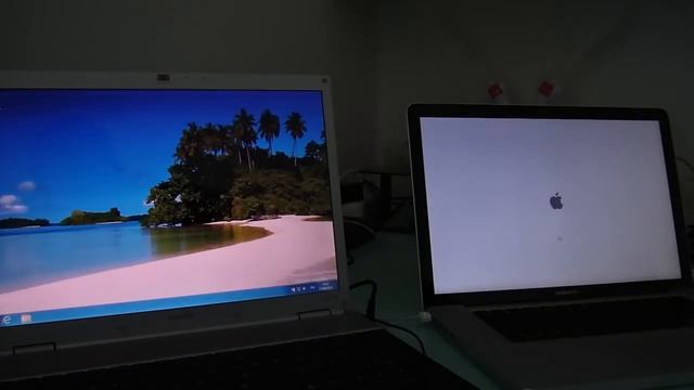 Boot Windows 8 on Sony VGN-FZ21E Vs Mac OS X 10.7.3 on MacBook Pro 15" (late 2008) смотреть онлайн