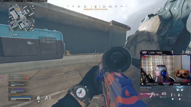 FEMALE WARZONE PLAYER GOD MODE | AMAX/FARA 25 KILL GAME смотреть онлайн
