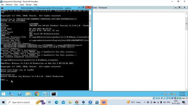 Oracle Identity Federation2_Oracle Db Installation_Quick validation смотреть онлайн