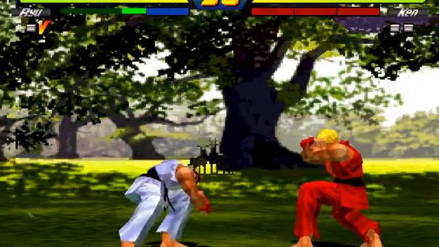 Street Fighter EX Plus Alpha PS1 Ryu vs Ken смотреть онлайн