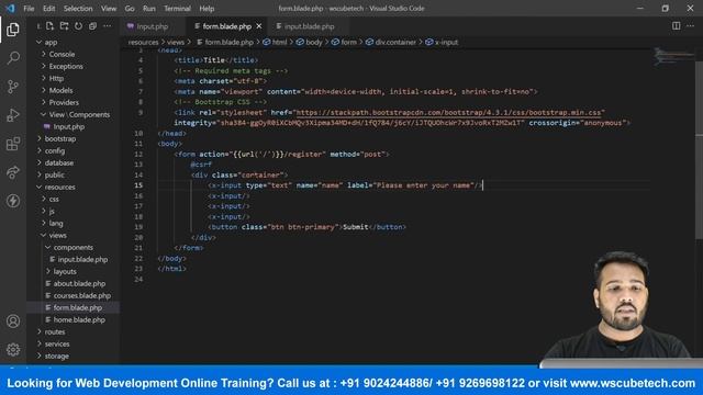 How to use Components in Laravel | Feature of Components | Laravel Tutorial #9 смотреть онлайн