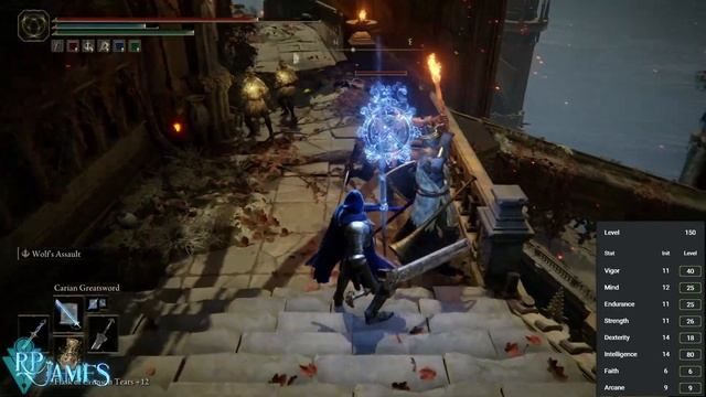 Elden Ring Build Royal Greatsword Magic Inteligence Melee Build! Patch 1.0.7 смотреть онлайн