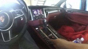 Porsche Macan  сервисный режим подвески ( режим домкрат ).