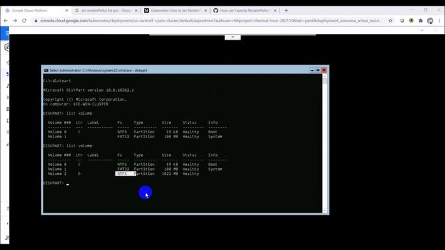 Create dynamic Persistent Volume and add into Windows node & container on GKE Kubernetes смотреть онлайн