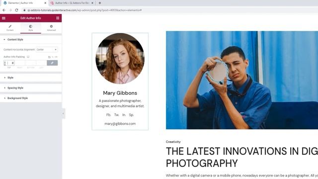 How to Add Author Info using Elementor Addons in WordPress смотреть онлайн