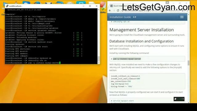 Installation of Cloudstack on centos with kvm hypervisor PART-2...! смотреть онлайн