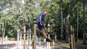 Склепка без раскачки (из положения над перекладиной) / Upstart without swinging