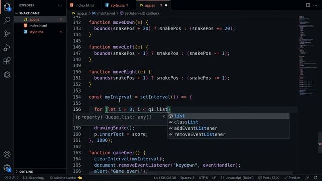 #6 - How To Create A Snake Game In JS - (Finishing up) смотреть онлайн