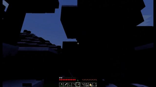 Выживание в Minecraft. Часть 4 - НОЧУЮ В ПЕЩЕРЕ смотреть онлайн