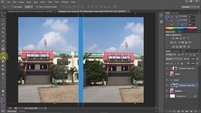 Tutorial Print Cover dan Label CD di Adobe Photoshop смотреть онлайн
