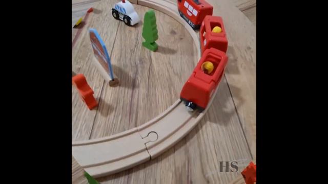 Деревянная железная дорога "100 елемента" смотреть онлайн