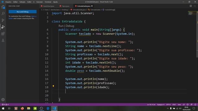 8-Entrada e Saída de Dados смотреть онлайн