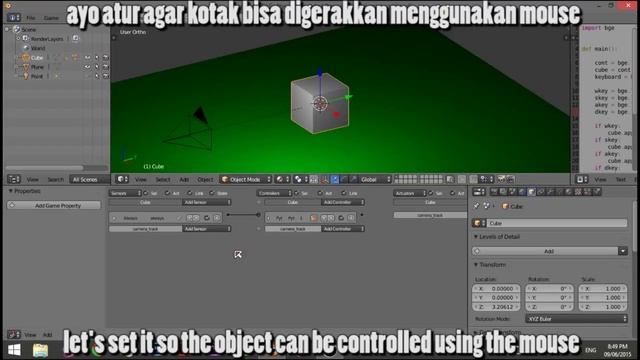 Blender Game Tutorial - Third Person Camera ( No Python ) смотреть онлайн