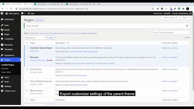 WordPress - Transfer Customizer Settings from Parent to Child Theme смотреть онлайн
