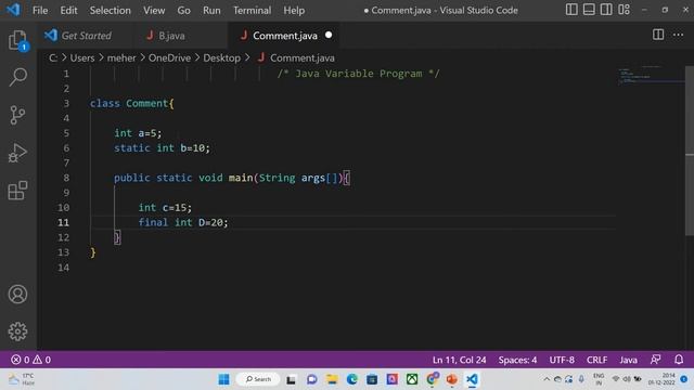Comments in JAVA | Types of Comments in JAVA | Single Line Comment - Multiline Comment in JAVA смотреть онлайн