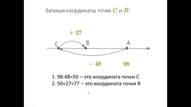 5 класс. Задачи на координатном луче смотреть онлайн