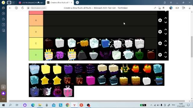ВСЕ ИМБОВЫЕ ФРУКТЫ ДЛЯ ФАРМА ТИР ЛИСТ!Blox Fruits Roblox смотреть онлайн