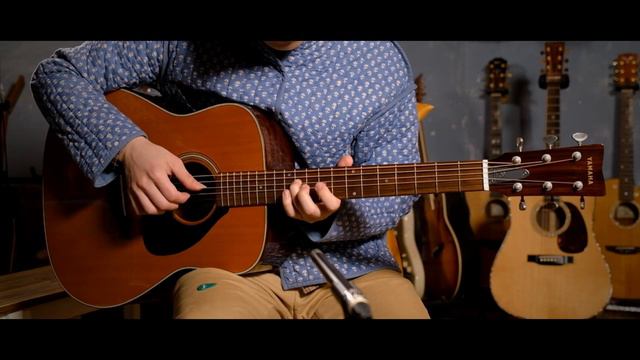 Yamaha FG-180 50th Sound Sample / All-Soild Yamaha Guitar смотреть онлайн