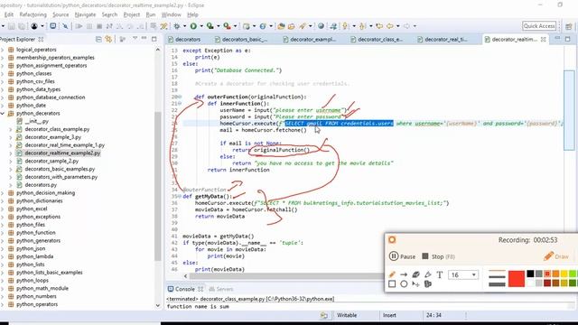 5 Decorator Real-Time Example 1 | RegularPython | Regular Python | Python In the Telugu Language смотреть онлайн