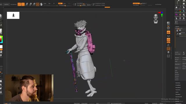 3D CHARACTER modeling for GAMES смотреть онлайн
