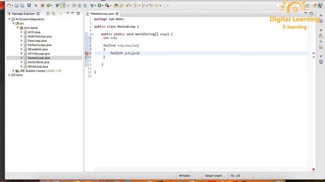 12 Java Nested Loop | Online Training Download app from below link смотреть онлайн