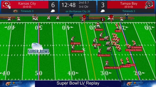 Pro Strategy Football 2021 Super Bowl Replay: 2019: Super Bowl LV , Chiefs vs. Buccaneers смотреть онлайн