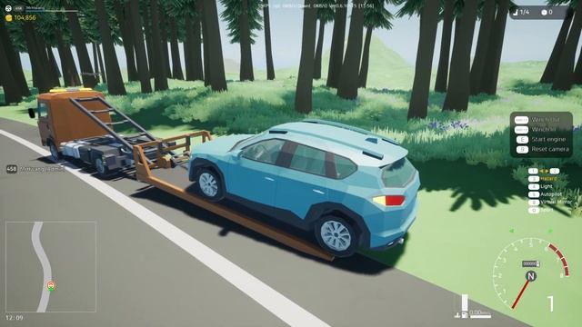 Motor Town: Behind The Wheel - Rollback Tow Truck (Low Loader) смотреть онлайн