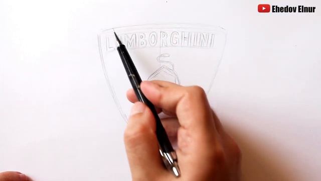 Как нарисовать значок Ламборгини смотреть онлайн