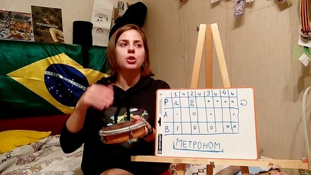 Как играть на пандейру и атабаке под метроном смотреть онлайн