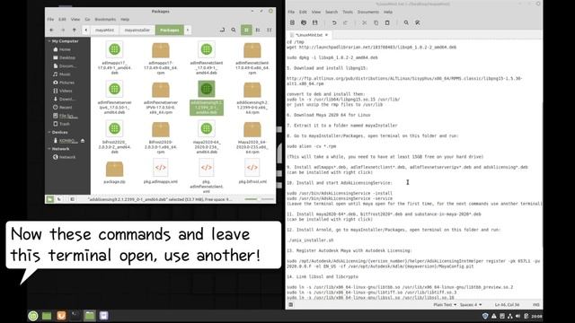 Install Maya 2020 on Linux Mint or any Debian base distro смотреть онлайн