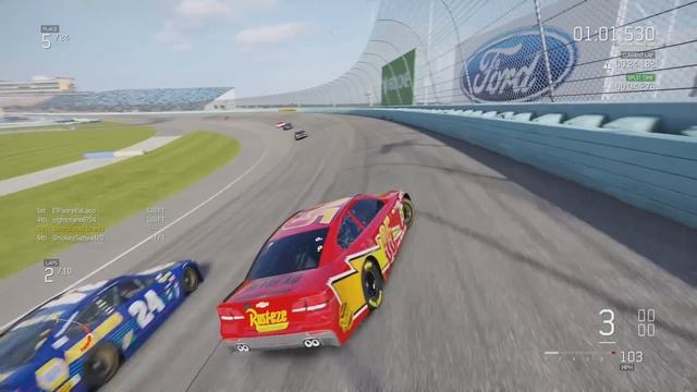 Lightning McQueen Crashes Hard! | Forza Motorsport 6 | NASCAR Expansion смотреть онлайн