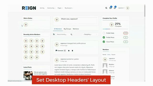 How to Set Reign Header Layout Setting - Community Theme for WordPress смотреть онлайн