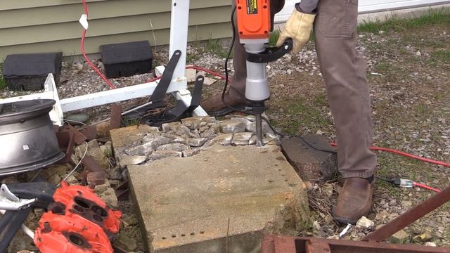$180 Amazon Electric Demolition Hammer That Actually Works Well! | Jack Hammer For DIY смотреть онлайн