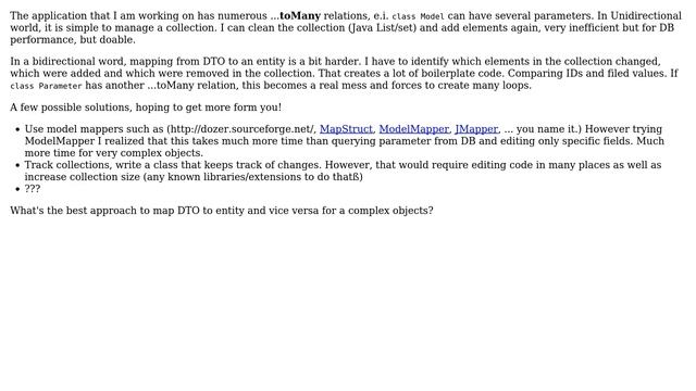 Software Engineering: Mapping bidirectional 'toMany' relation from DTO to entity смотреть онлайн