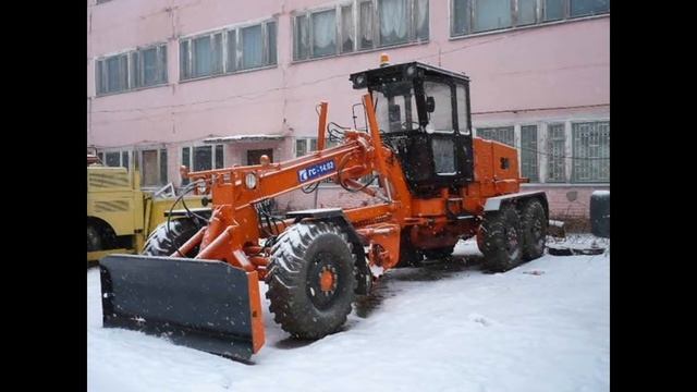 Автогрейдер ГС-14-02 Брянский Арсенал / motor grader смотреть онлайн